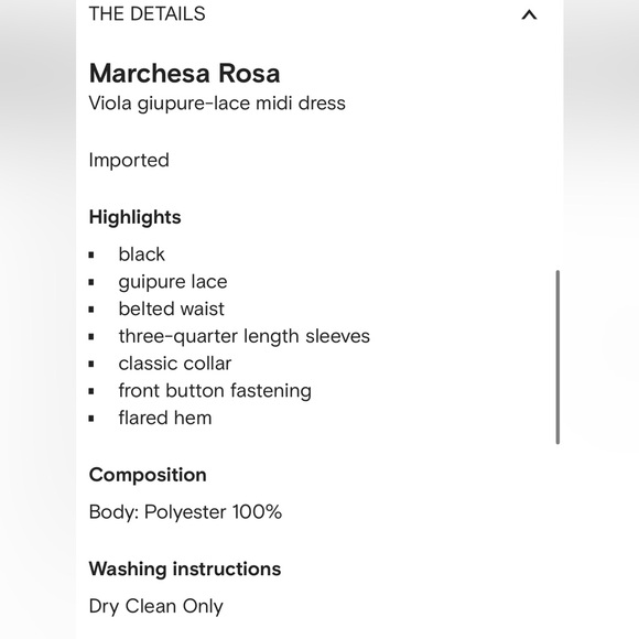 Marchesa Notte Viola Laser Cut Shirt Dress - Picture 6 of 6